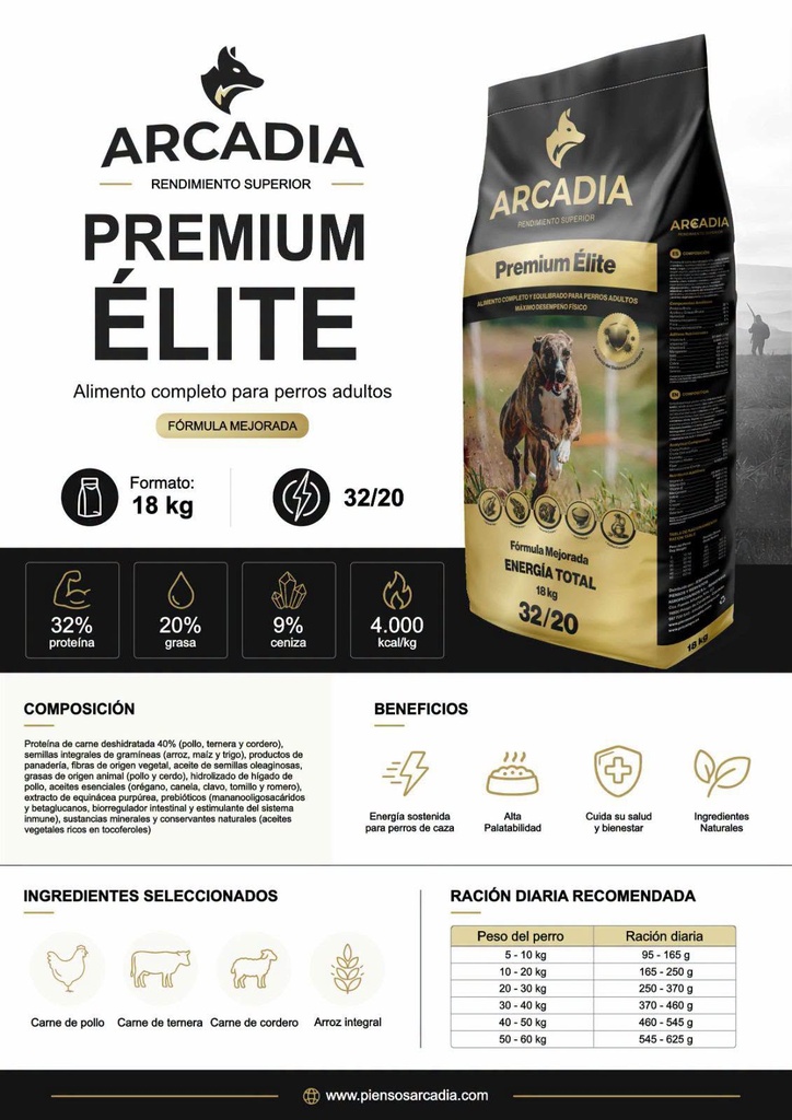 Arcadia Elite 18Kg