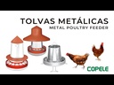 Tolva Metálica Galvanizada para Aves