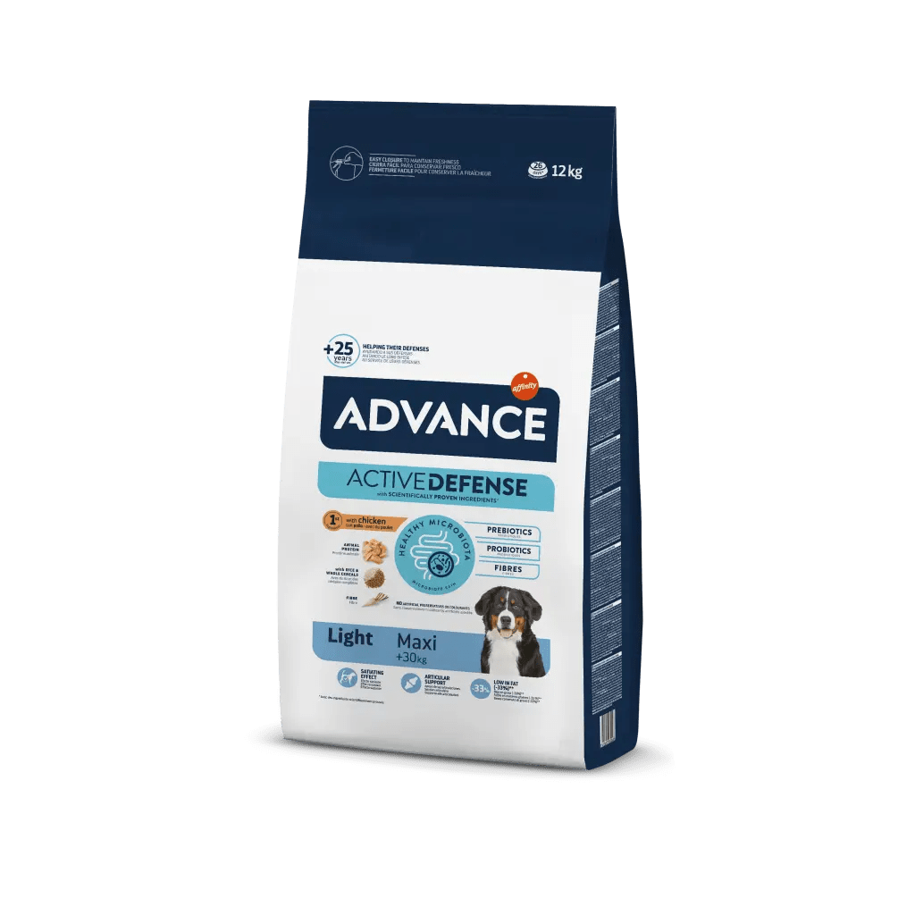 ADVANCE Maxi Light Pollo y arroz 12Kg