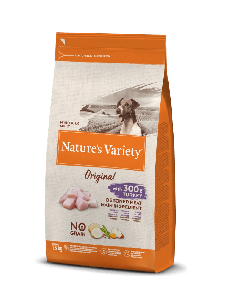 Nature´s Variety Perro ORIGINAL No Grain Mini Adulto Pavo