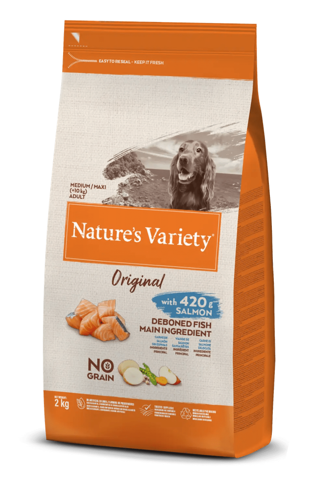 Nature´s Variety Perro ORIGINAL No Grain Medium Adulto Salmón