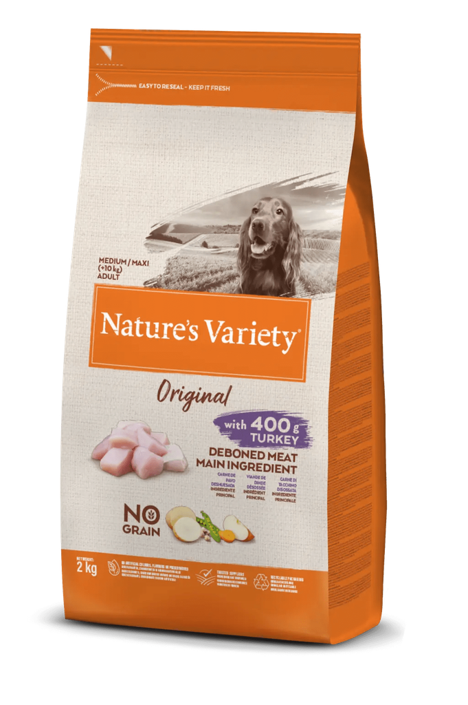 Nature´s Variety Perro ORIGINAL No Grain Pavo Medium Adulto