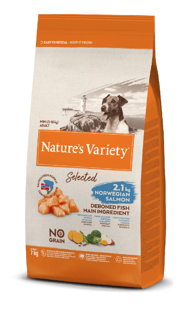 Nature´s Variety Perro SELECTED Mini Adulto NO Salmón