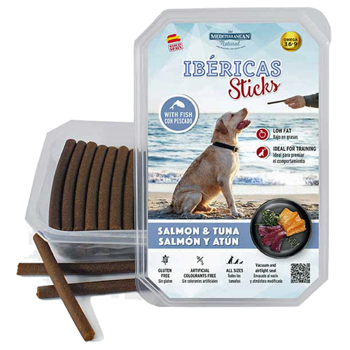 Iberica Sticks Salmon y atun 800gr