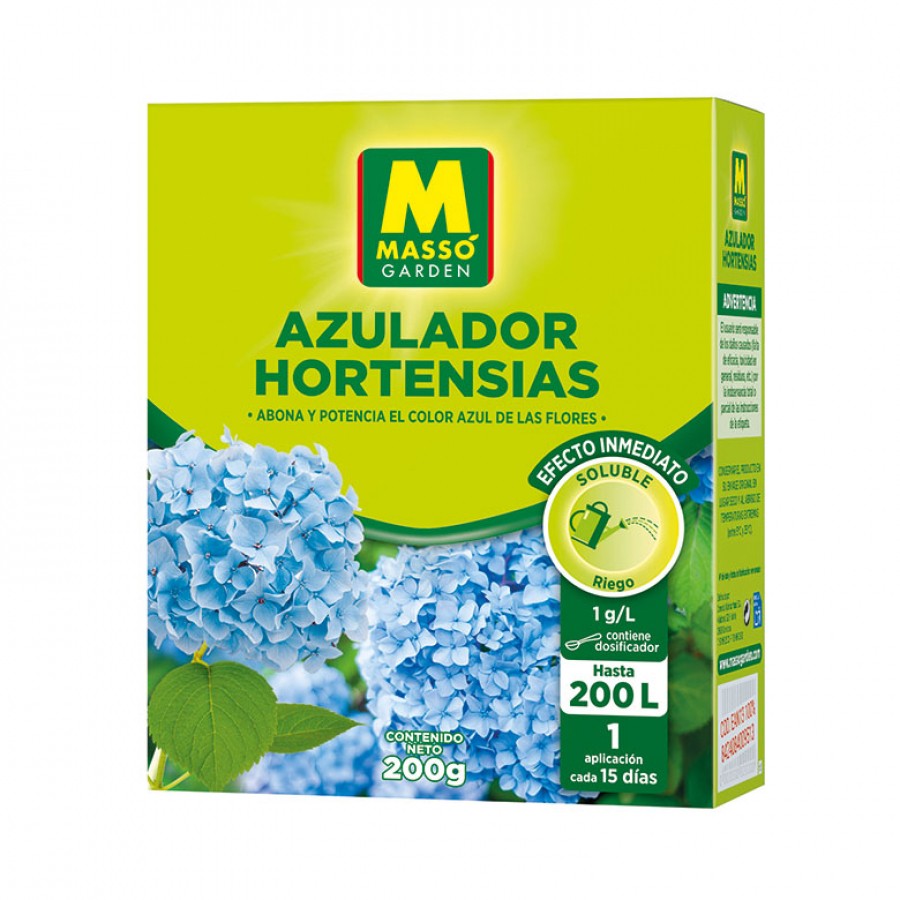 Azulador Hortensias 200 g