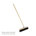 Cepillo Barrendero Industrial Fibra PVC Soporte Madera 50 cm