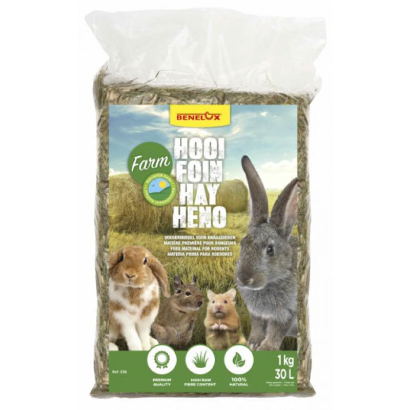 Heno para roedores y conejos 1Kg