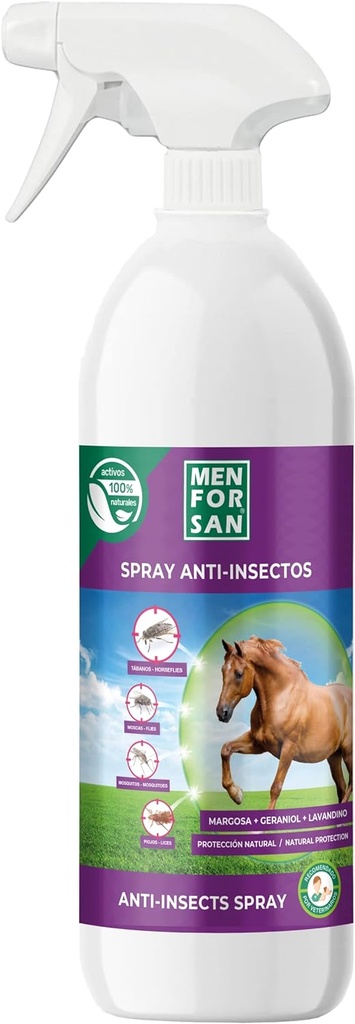 Spray repelente insectos para Caballos Menforsan