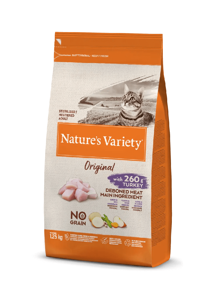 Nature´s Variety Gato ORIGINAL Esterilizado Pavo Sin Cereales