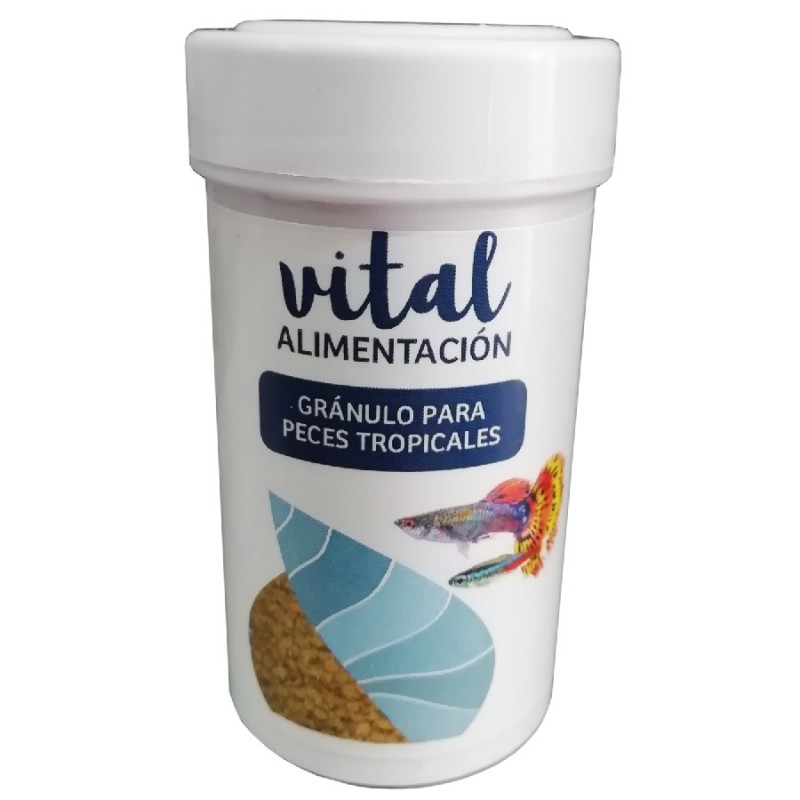 Alimento Granulado para peces tropicales DDJ 100 ml