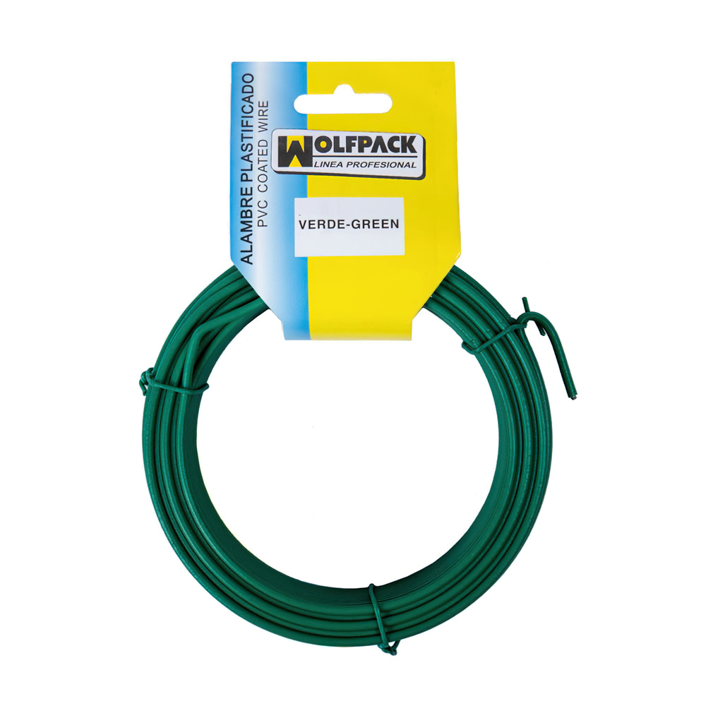 Alambre Plastificado Verde 2.7 mm