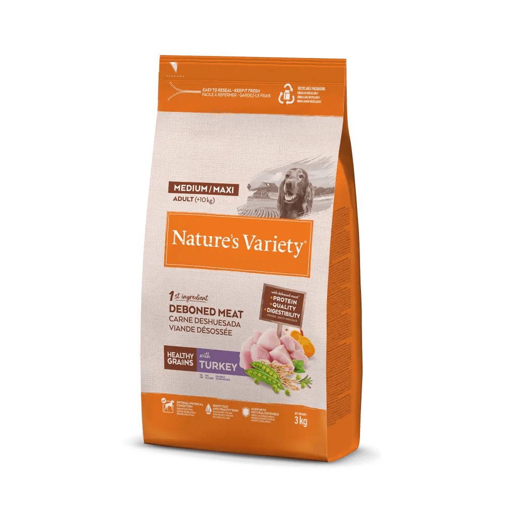 Nature´s Variety Perro Healthy Grain Pavo Medium Adulto
