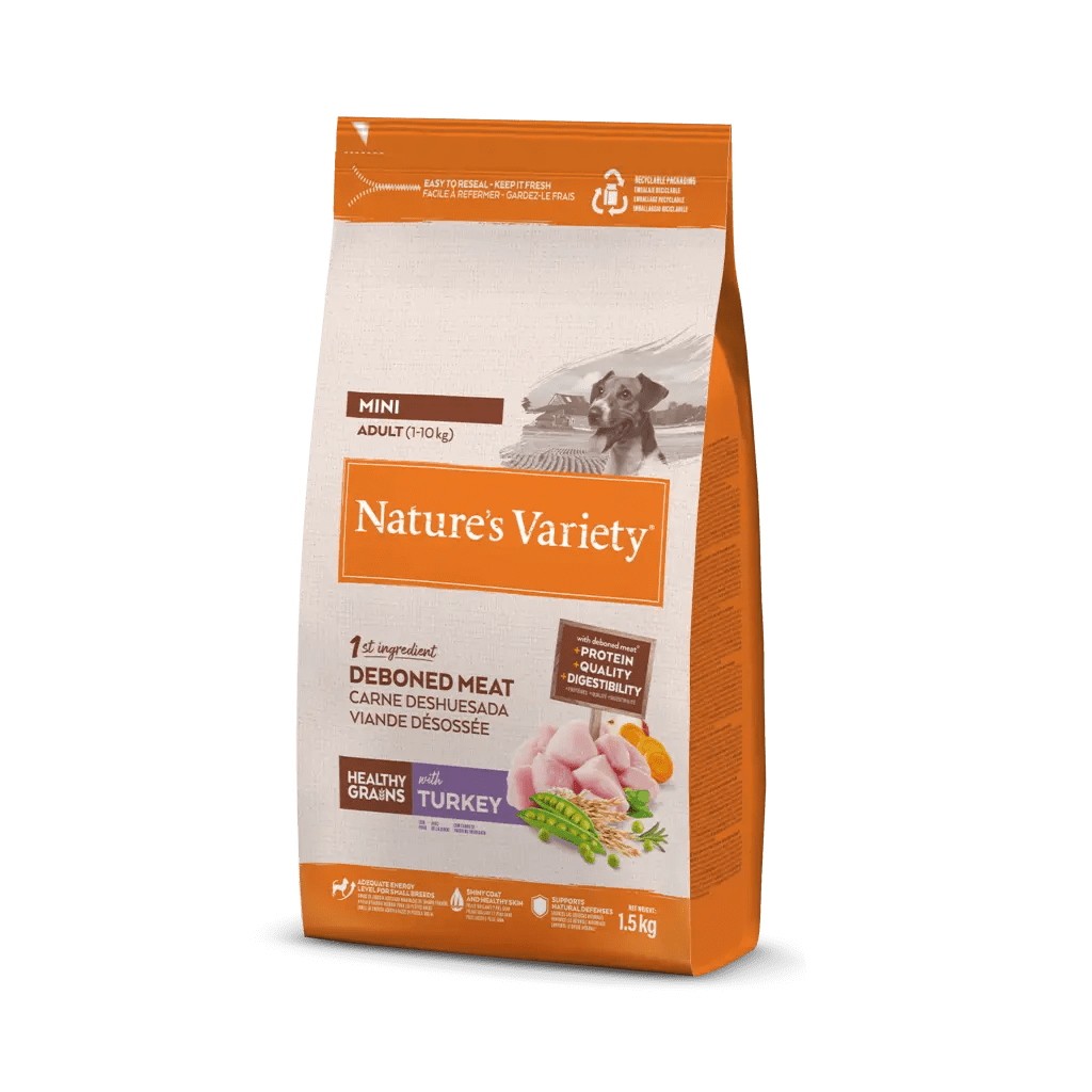 Nature´s Variety Perro Mini Adulto Healthy Grain Pavo
