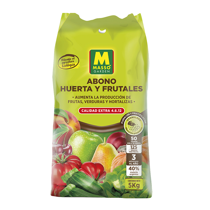 Abono huerta y frutales 5kg - Masso