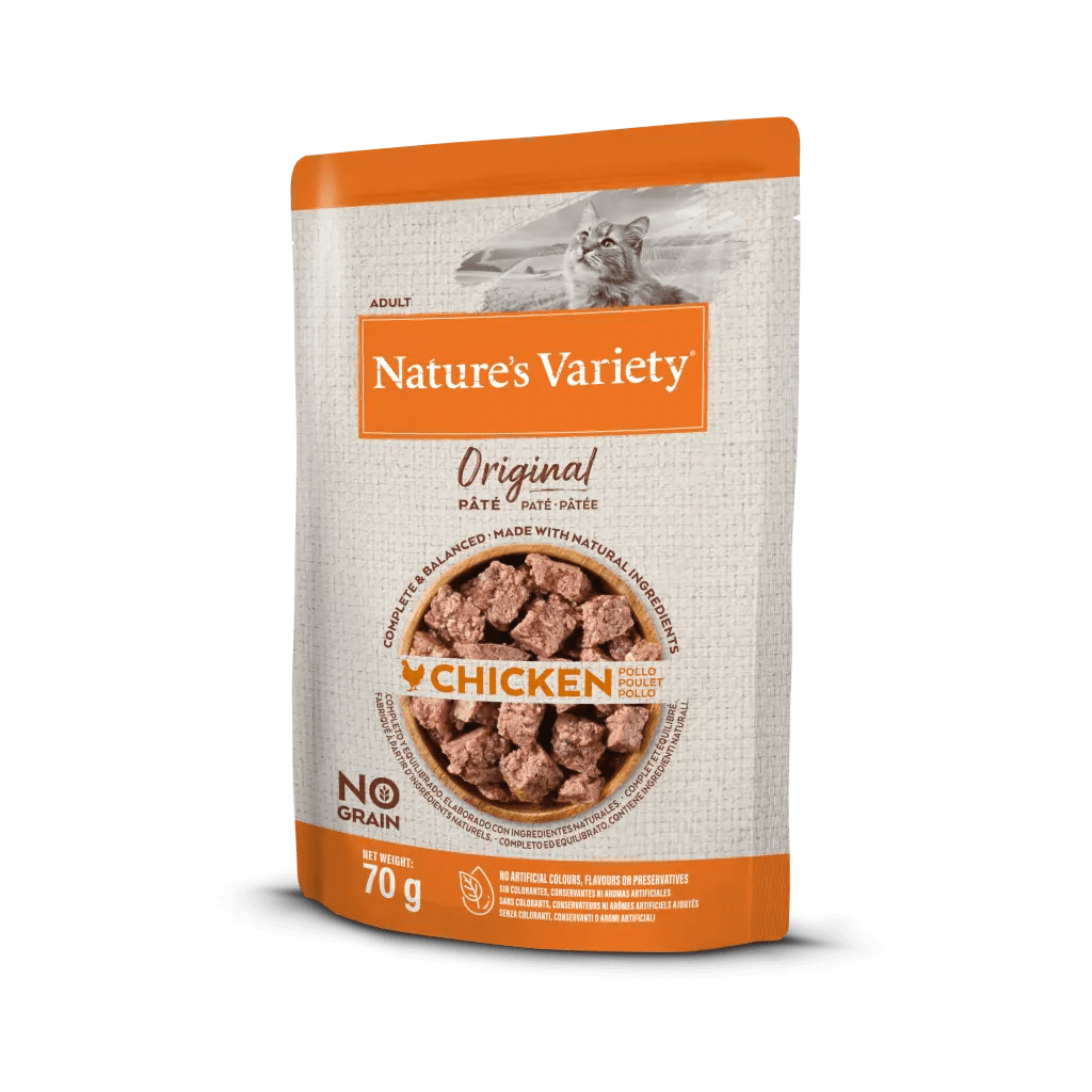 Sobre Humedo Nature's Variety Gato No Grain Adult Paté Pollo