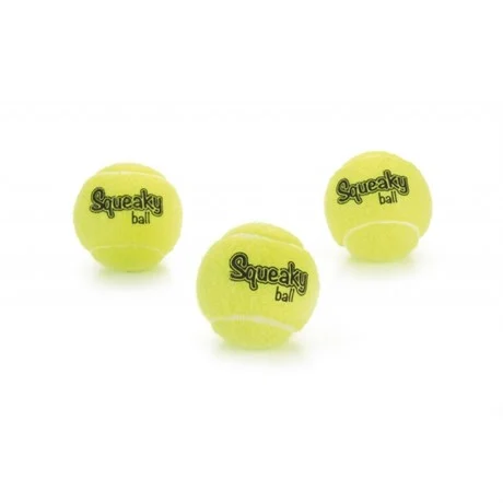 Pelota de tenis con sonido 6,5 cm 3 uds