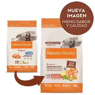 Nature´s Variety Perro No Grain Medium Adulto Salmón