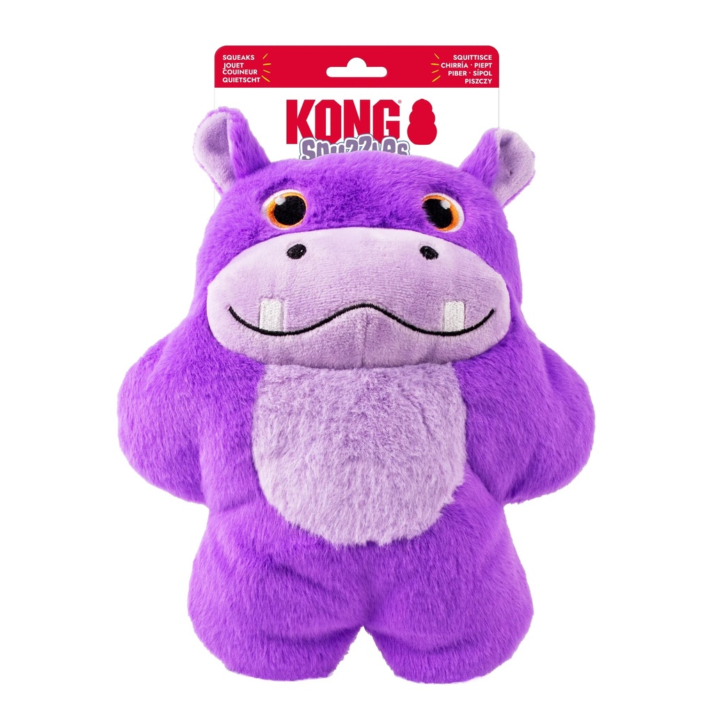 KONG Snuzzles Hipopótamo XL 28 cm - Peluche para Perro