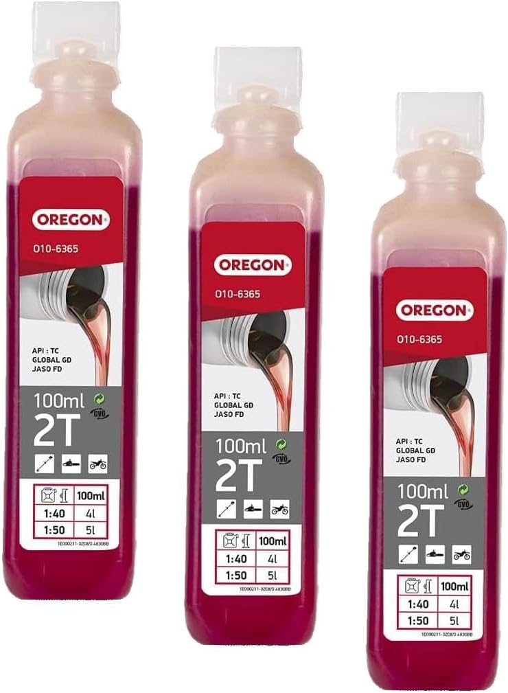 Aceite de mezcla 2 tiempos Oregon semisintético 100 ml