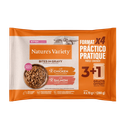 Comida Humeda Nature Variety Kitten Pollo y salmon 4 Unidades