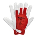 Guantes Piel con muñequera